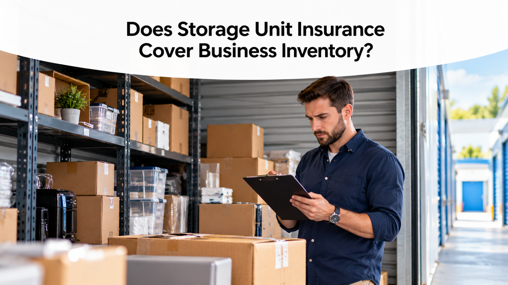 Does Storage Unit Insurance Cover Business Inventory?